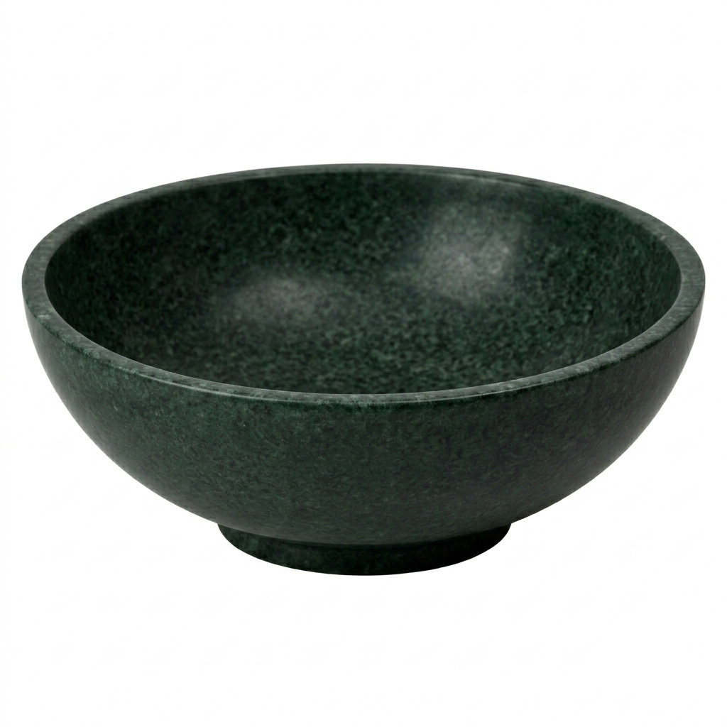 Genuine Marble Decorative Dish, Green