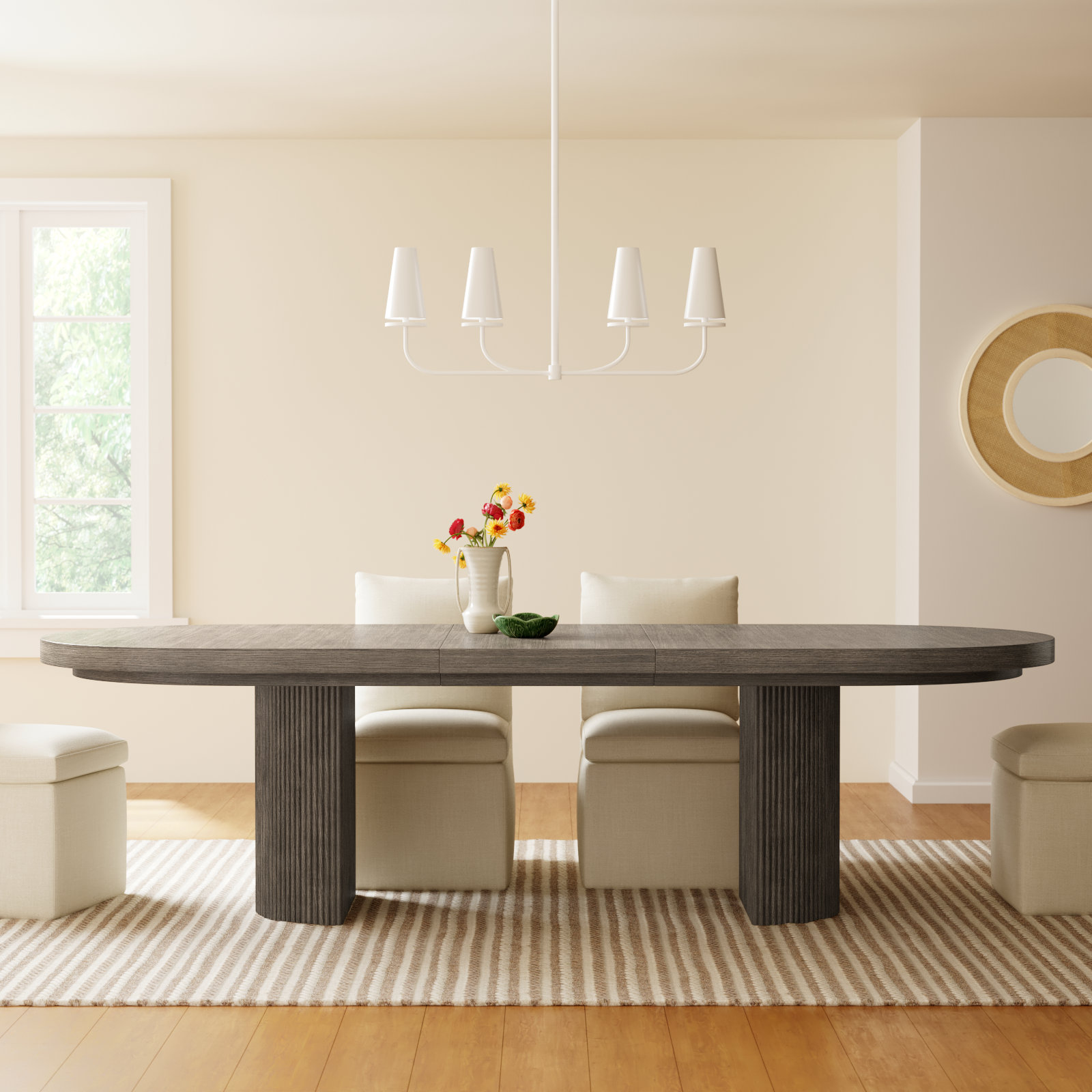 Montego Double Pedestal Dining Table