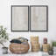 Impression d'art mural moderne minimaliste neutre à panneau géométrique beige pour salon chambre à coucher encadrée 2 pièces-126447736-126447737