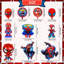 10 Pcs Spiderman Party Decoration Balloons, Spiderman Party Supplies
