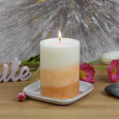 Lyr Scented Unscented Flameless Pillar Candle