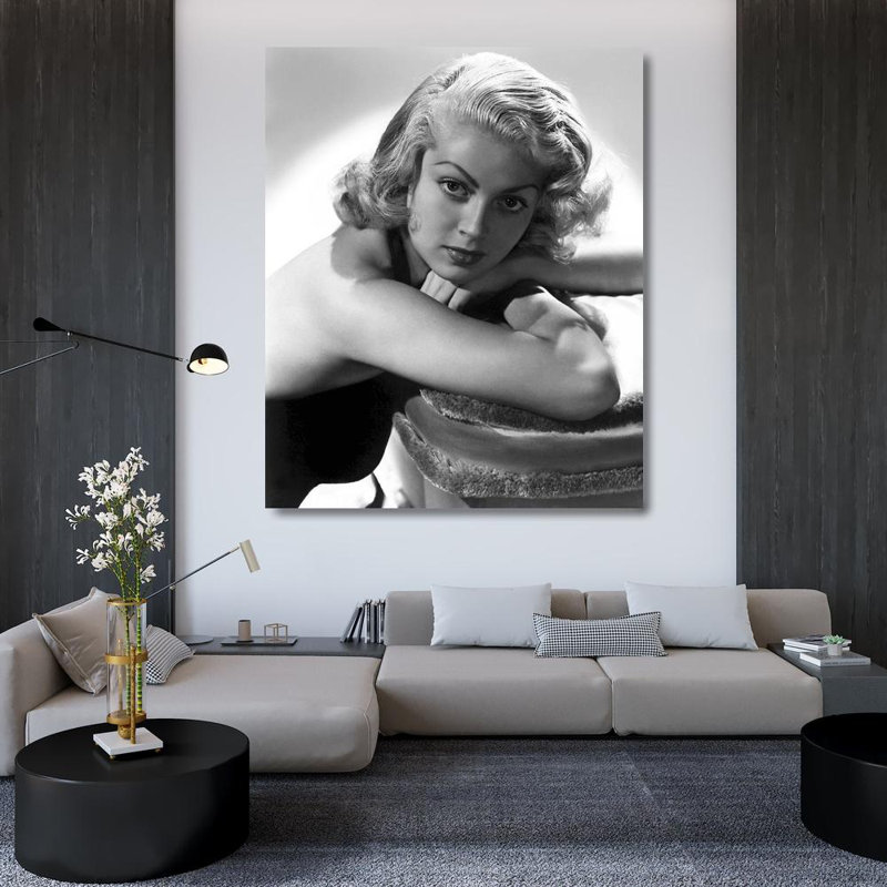 Mercer41 Hollywood, photo d'archives sur toile tendue, Lana Turner, H 43 po x l 36 po