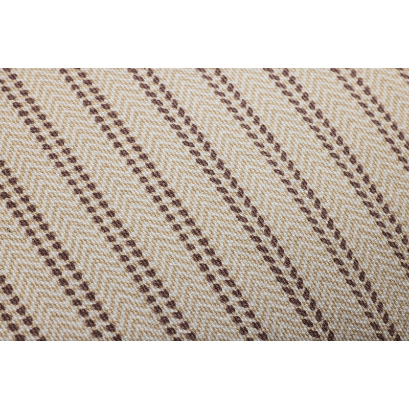 Coussin décoratif Magnolia Home par Joanna Gaines x Loloi Meredith, Marron / ivoire, 20 po x 20 po, housse seulement