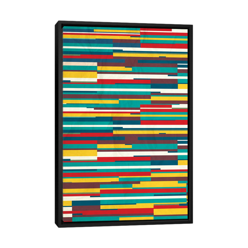 " Blow Wind " by Danny Ivan, 26" H x 18" W x 1.5" D, Black Framed Canvas, No Mat