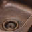 SinkSense Antique Copper Kitchen Sink Basket Strainer Drain with Post Style Basket-16627938