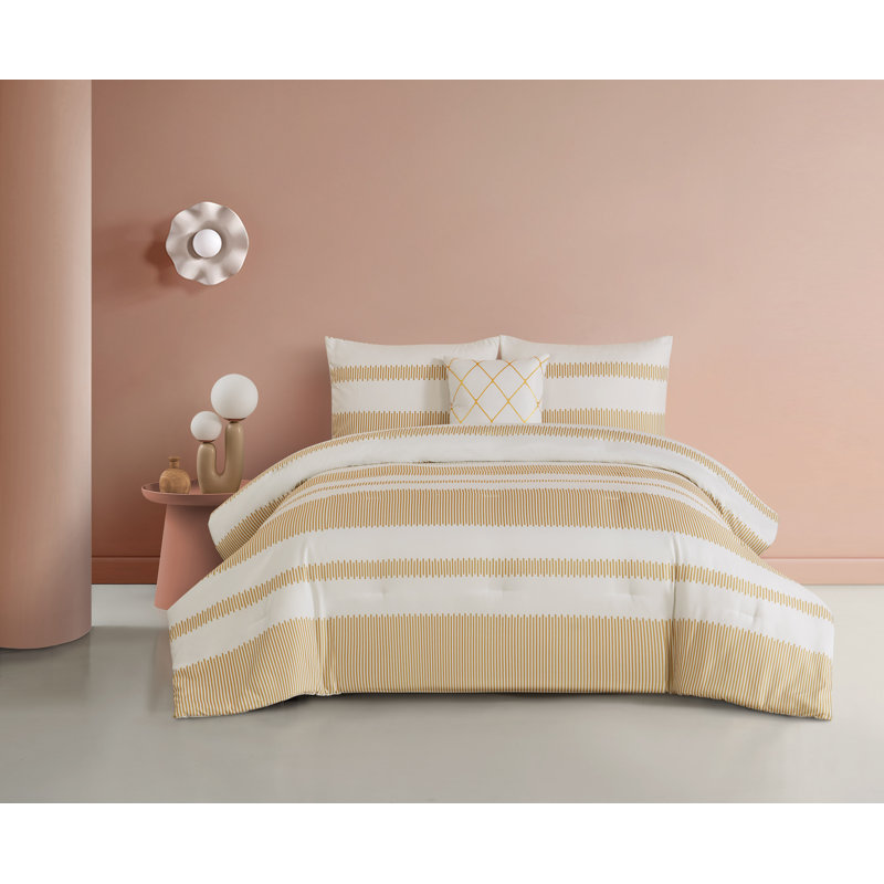 Ensemble d'édredon 4 pièces Alina, Édredon pour très grand lit + 2 taies décorativ