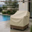 Housse pour chaise de patio - Housse pour meubles d'extérieur robuste imperméable 600D avec ourlet élastique et évents-130446014