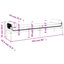 Banc de patio avec coussin en polyester brun Acacia Latitude Run®