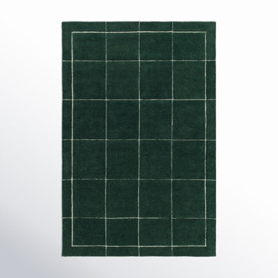 Mallory Hand-Woven Green Rug