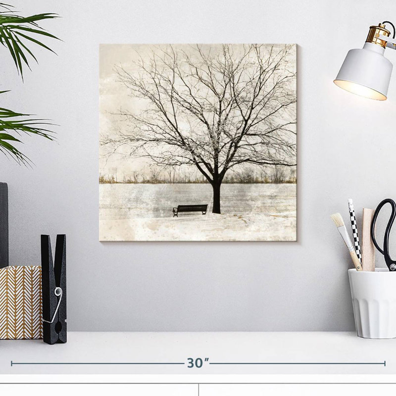 Harnek Bare Lonely Tree, 16" H x 16" W
