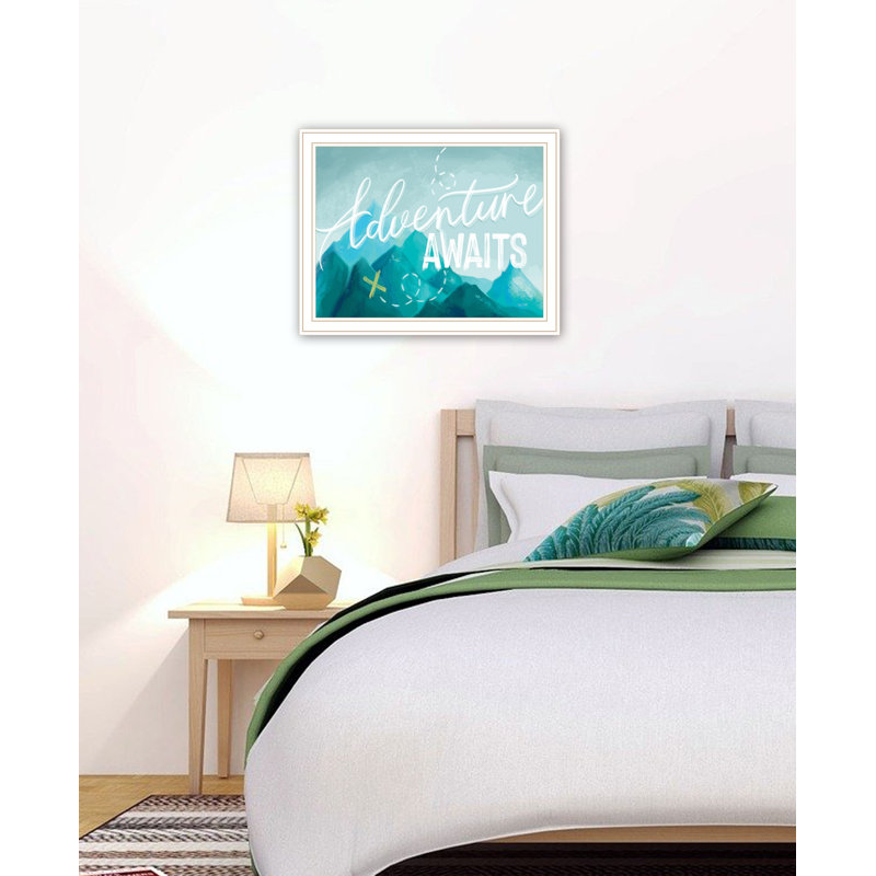 «Adventure Awaits II», art mural encadré pour le salon et la maison par House Fenway