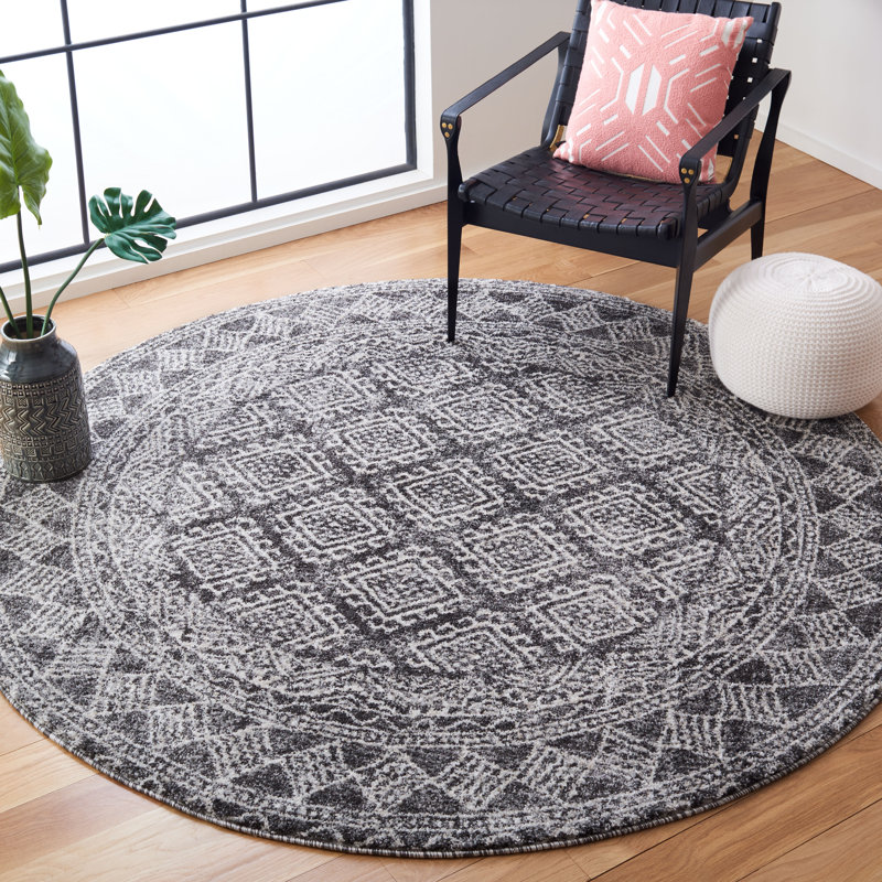 Adley Performance Southwestern Rug, Round 6'7"