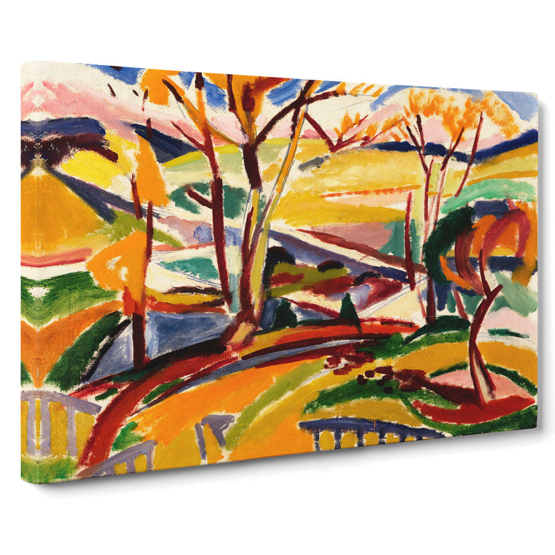 Valley Falls by Henry Lyman Sayen - Wrapped Canvas Painting, 40cm H x 60cm W x 3cm D