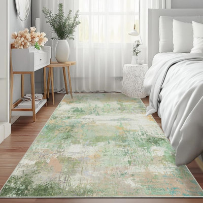 Rectangle 80 cm x 150 cm Ikat Area Rug