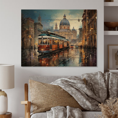 Italie, rues florentines sur bois