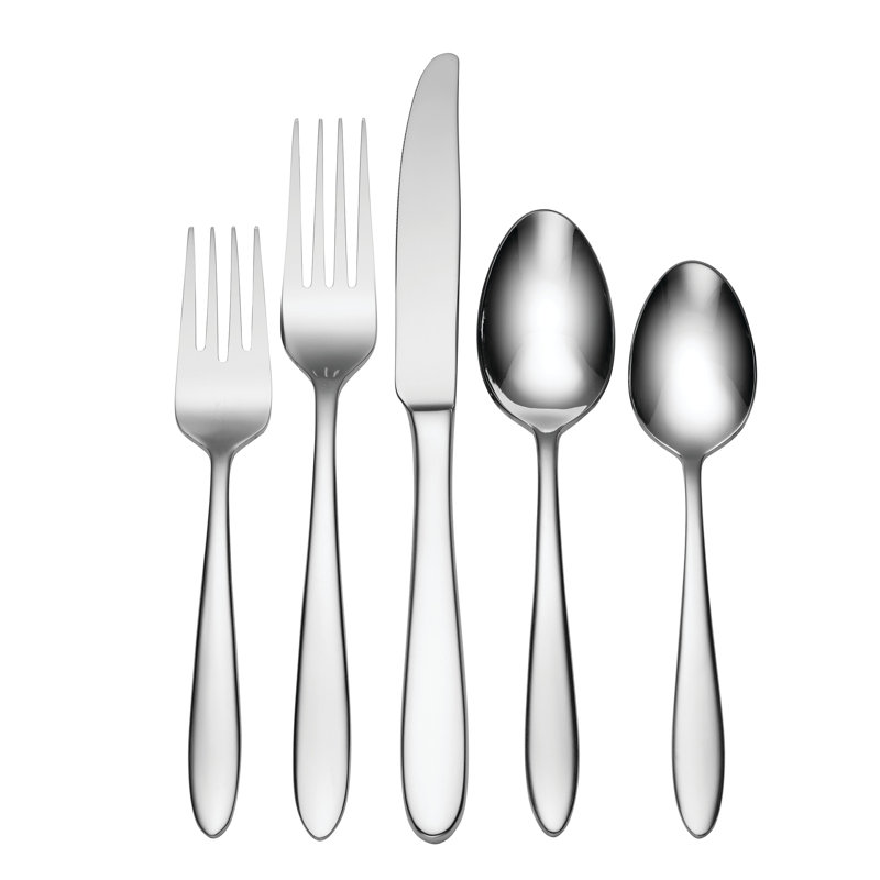 Mooncrest 20-Piece Stainless Steel Flatware Set, Service for 4