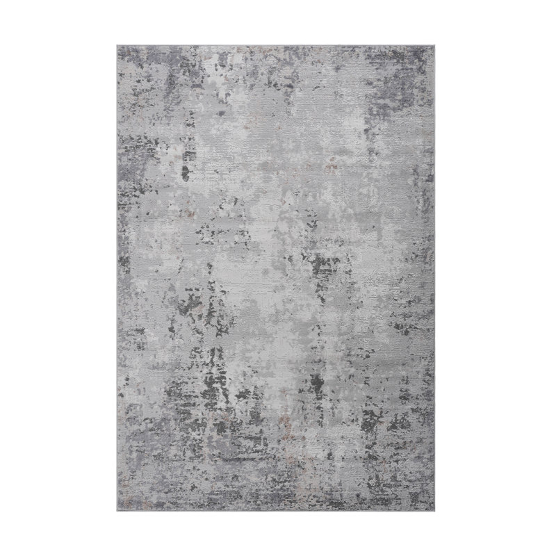 Collection Ivory/Sand/Abstract Non-Shedding Living Room Bedroom Dining Home Office Stylish And Stain Resistant Area Rug