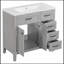 Meuble-lavabo simple avec plateau 35,98 po Savitt-1082462850