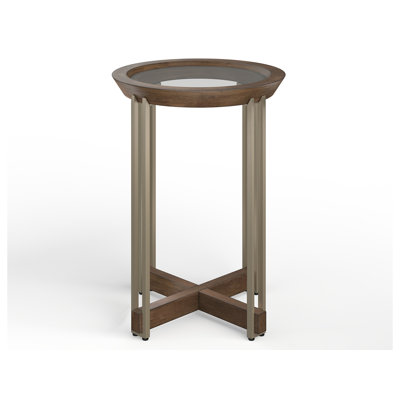 Solid Wood Top End Table