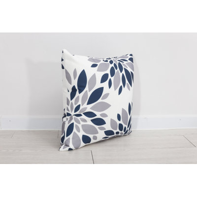 Akinruntan Indoor / Outdoor Floral Square Throw Pillow Cover