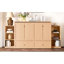Lit double escamotable double avec tiroirs et tablettes de rangement spacieux-912089112-912089114