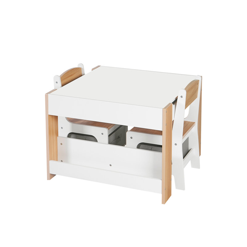 Abingdon Kids 3 Piece Play Or Activity Table and Chair Set