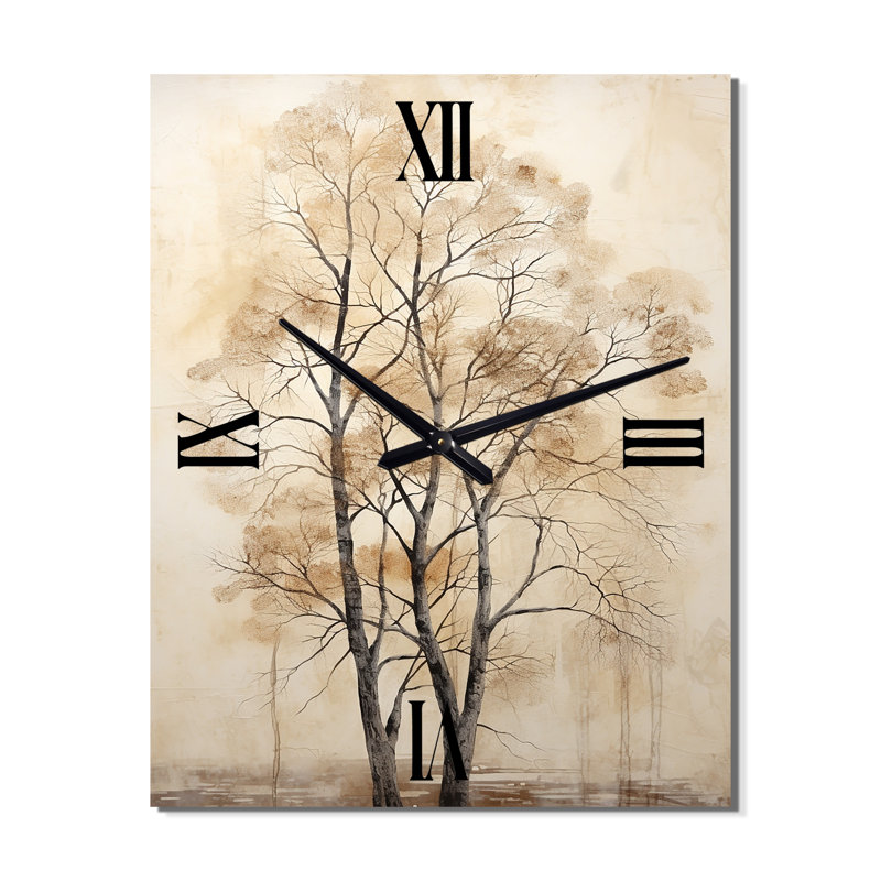 Dailon - Horloge murale arbre en chêne, Moyen