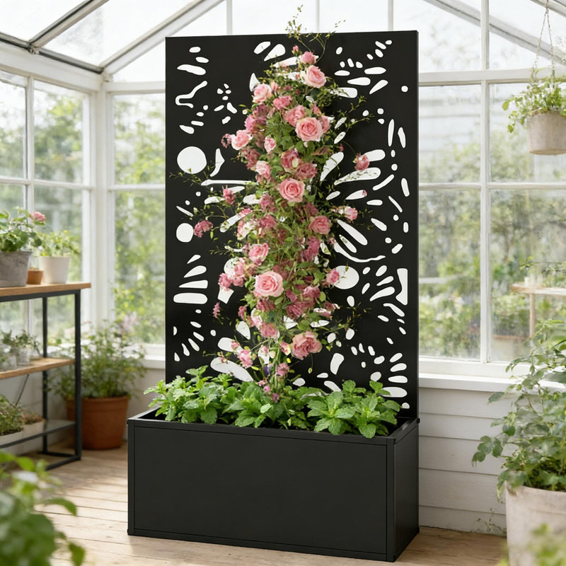 Lit de plante élégant, autoportant ou mural