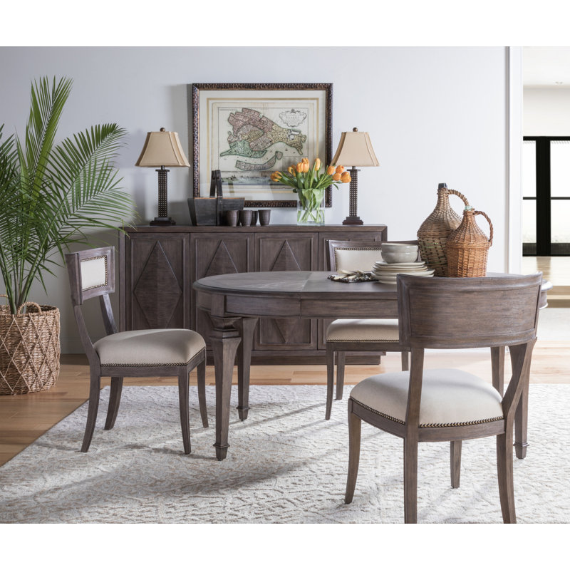 Antico Transitional 72'' Mahogany Sideboard with Diamond Overlay