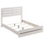 Ensemble de chambre avec grand lit 4 pièces Sili avec commode Sili, brun chêne, bronze foncé-114566213-114566212