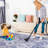 Blue Area Rug 5x8, Washable Rug, Low-Pile, Non-Slip, Non-Shedding, Foldable, Kid & Pet Friendly - Area Rugs for living room, bedroom, kitchen (Blue, 5' x 8')-1238424565-1238424570
