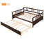 Lit de jour avec couchette en bois-125300305