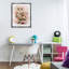 Art mural sur toile Owl & Wild Blooms par Fab Funky-1499844063-1499844056