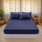Solid Color Fitted Sheet Set - Navy Blue - Twin (99x199 cm) (3PCS)-119223878-119223873