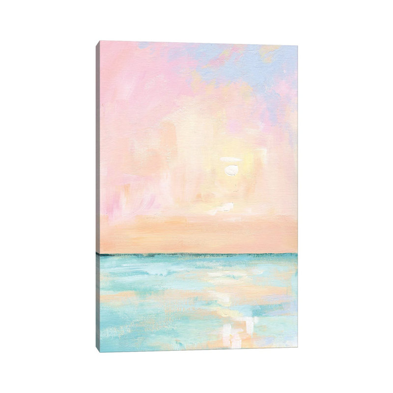 «Pastel Florida Sunset», reproduction d'art sur toile tendue, H 18 po x l 12 po, Toile tendue, Ne s’applique pas