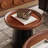 Vintage Round Coffee Table Set