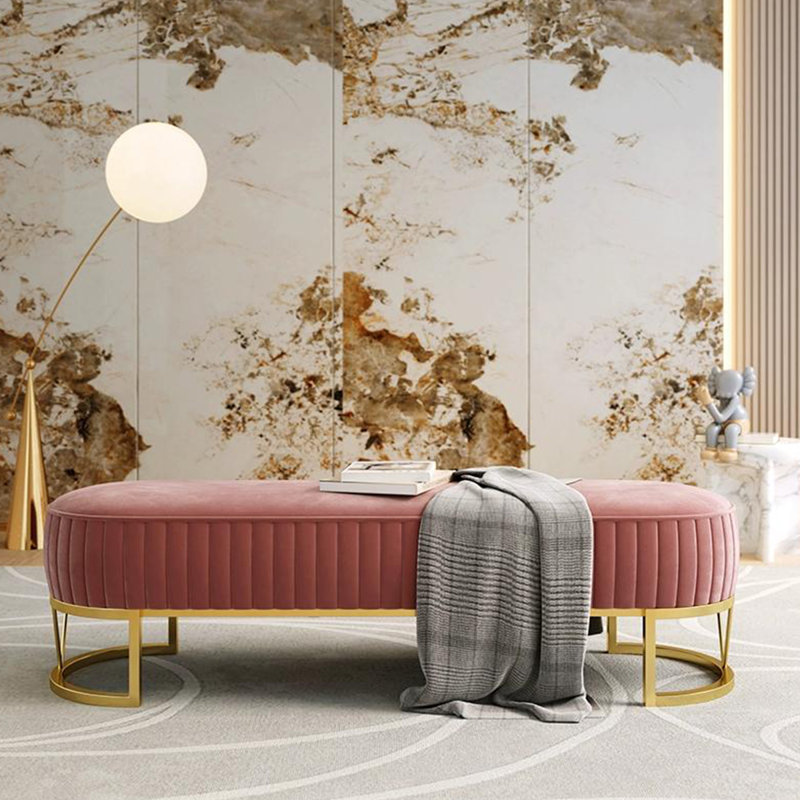 Banc avec revêtement, Couleur de l'image, H 16,93 po x l 39,37 po x P 17,72 po