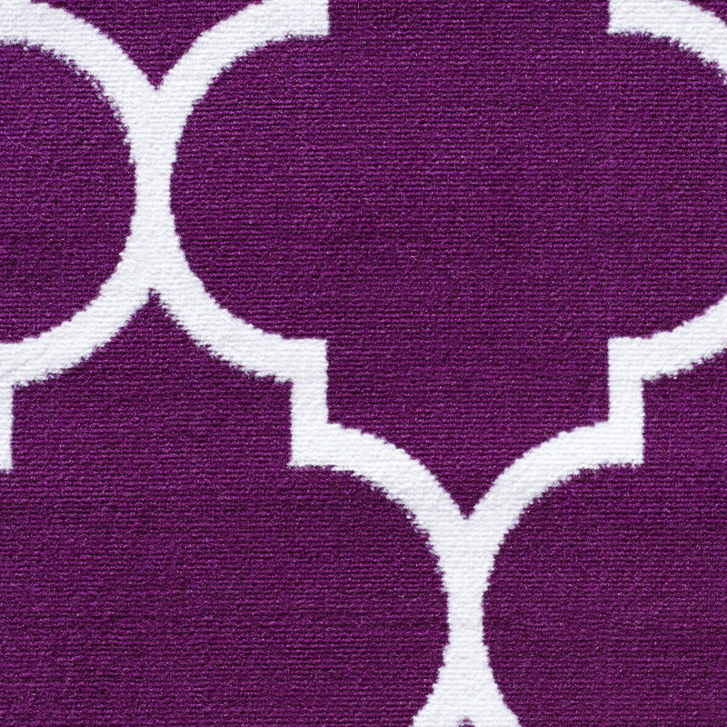 Tapis abstrait mauve tendance, Rectangle 2 pi x 3 pi 6 po