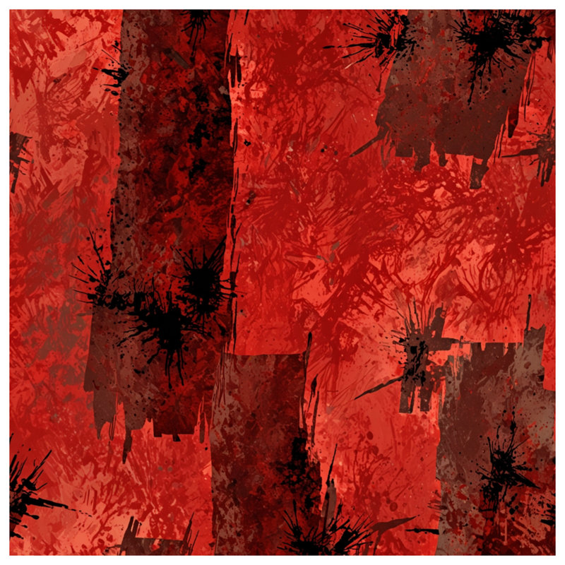 Rideaux de douche rouges et noirs, L 70 po x H 93 po