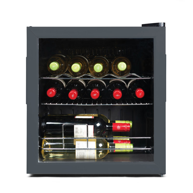BD6 Series BLACK+DECKER Wine Fridge 14 Bottles, Freestanding Wine Refrigerator with Compressor Cooling