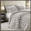 Ensembles de literie luxueux Ultrasoft, édredon en fausse fourrure double / grand, gris clair