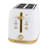 West Bend Timeless 2-Slice Toaster, in White/Gold