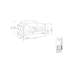 Chaise en cuir italien à grain supérieur-425015469