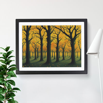 Carefree Autumn Forest - Single Picture Frame Painting