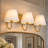 3-Light Linear Pleated Fabric Wall Sconce