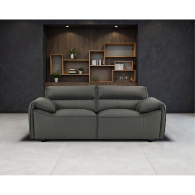 Hudson Graphite Upholstered Loveseat
