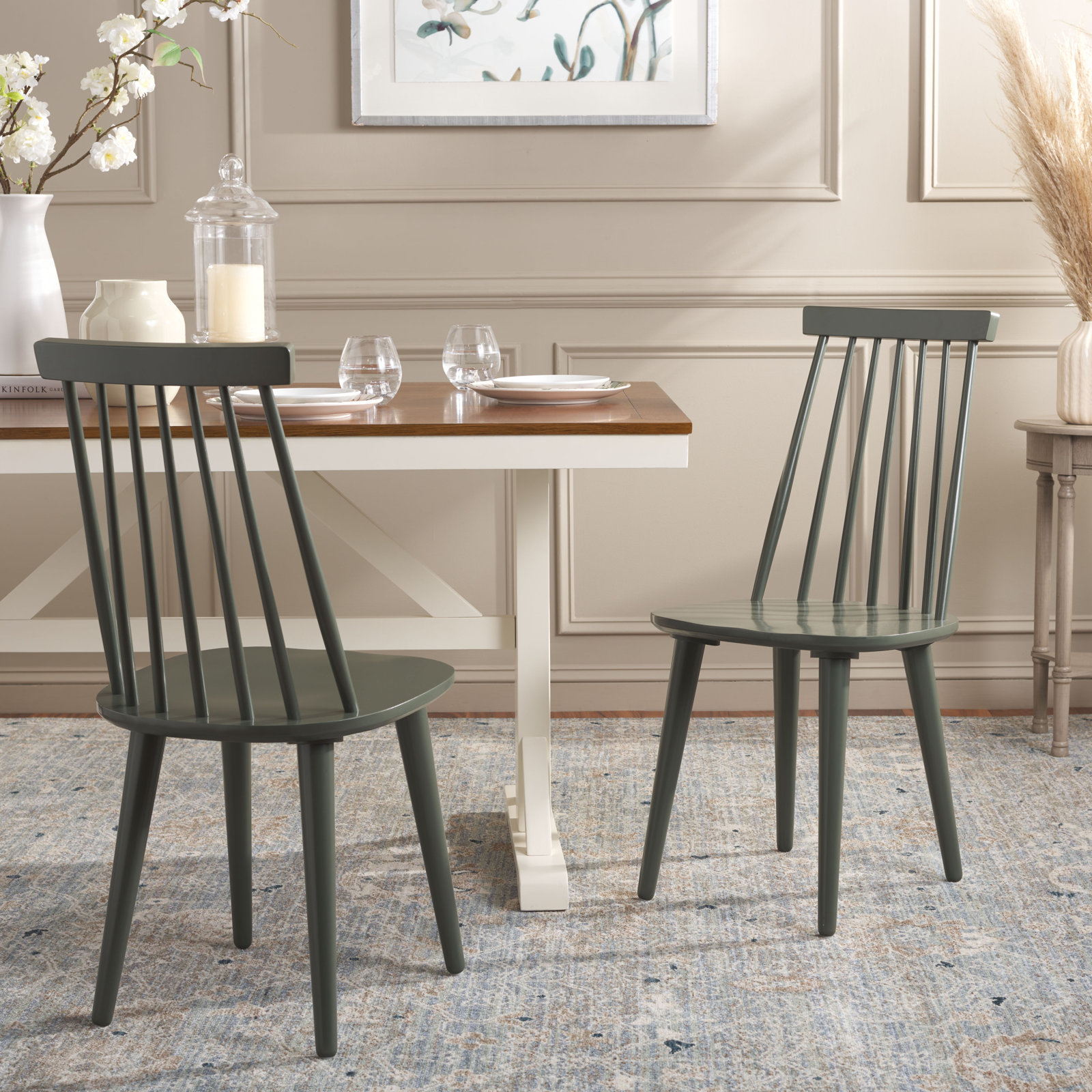 Rolde Dining Chair, Dusty Green