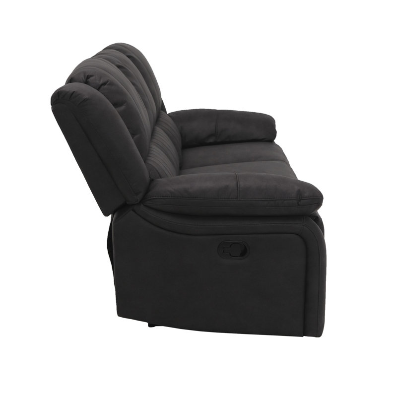 Black Reclining Sofa