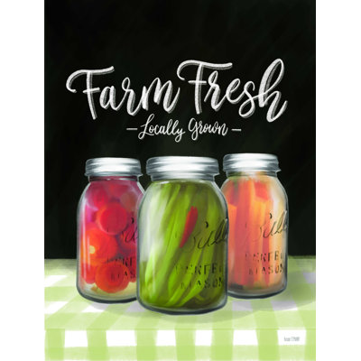 Farm Fresh Veggies - Impression sur toile tendue