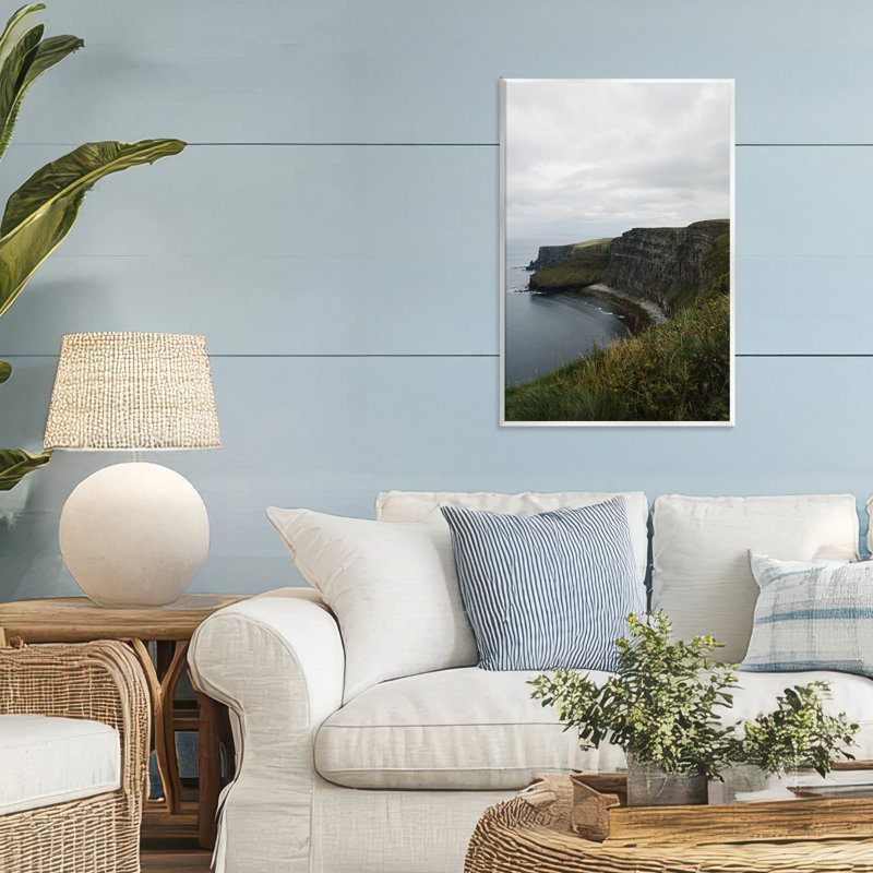 Plaque murale d'Irlande Cove Scenic Inlet, conception de Jade Sharp Photo, H 19 po x l 13 po